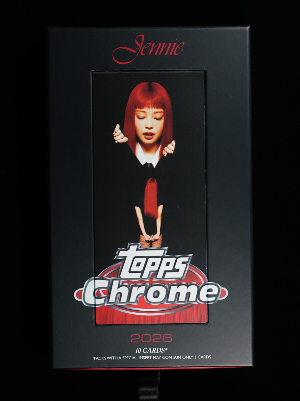 2026 Topps Chrome x Jennie Hobby Box EMPTY BOX ONLY No Cards BLACKPINK