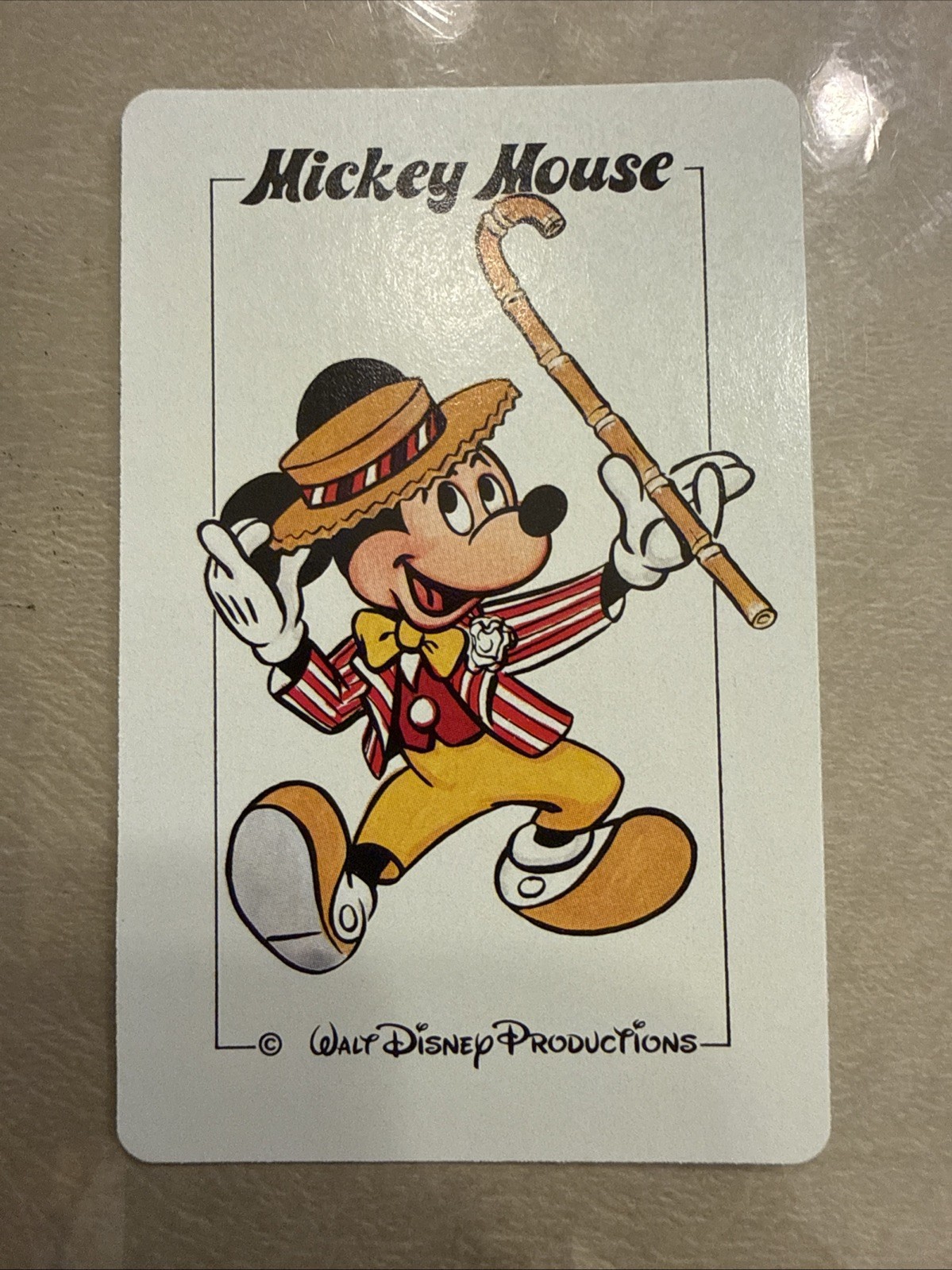 MALEFICA VECCHIA STREGA GIOCO DI CARTE TOPOLINO Vintage Walt Disney Produzioni