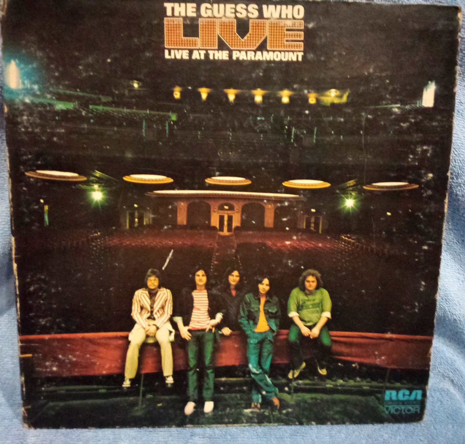 The Guess Who "Live At The Paramount" 1972 RCA Gatefold Album LSP-4779 VG