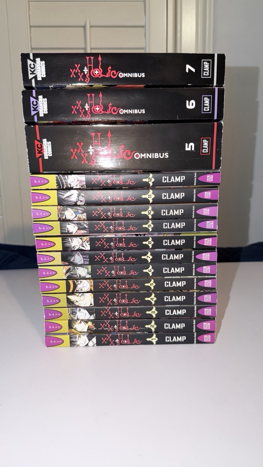 xxxHOLiC Manga Set Completo Vol 1-19 Inglese di CLAMP Del Rey Trade Paperback