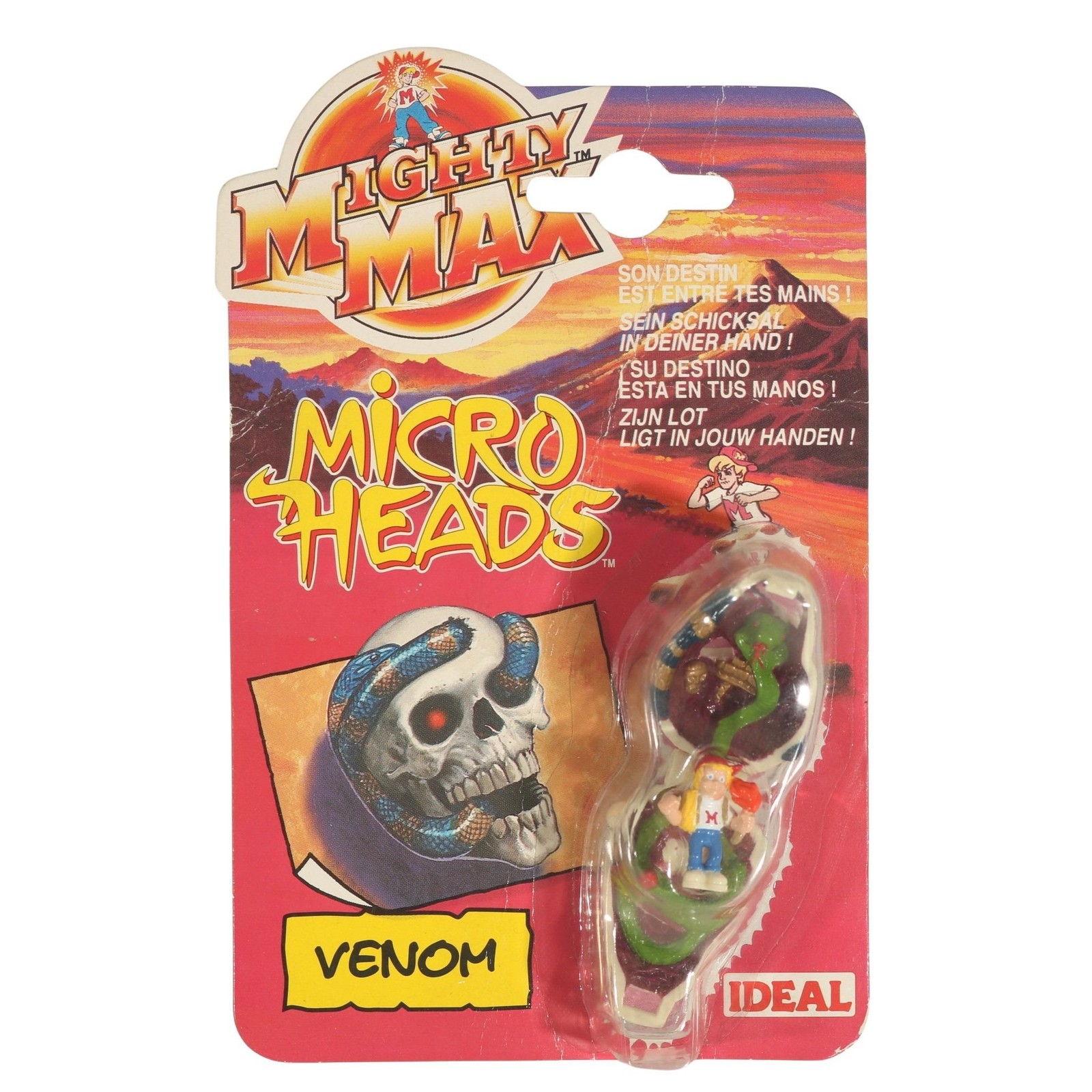 Venom - Micro testine Mighty Max - MOC ideale