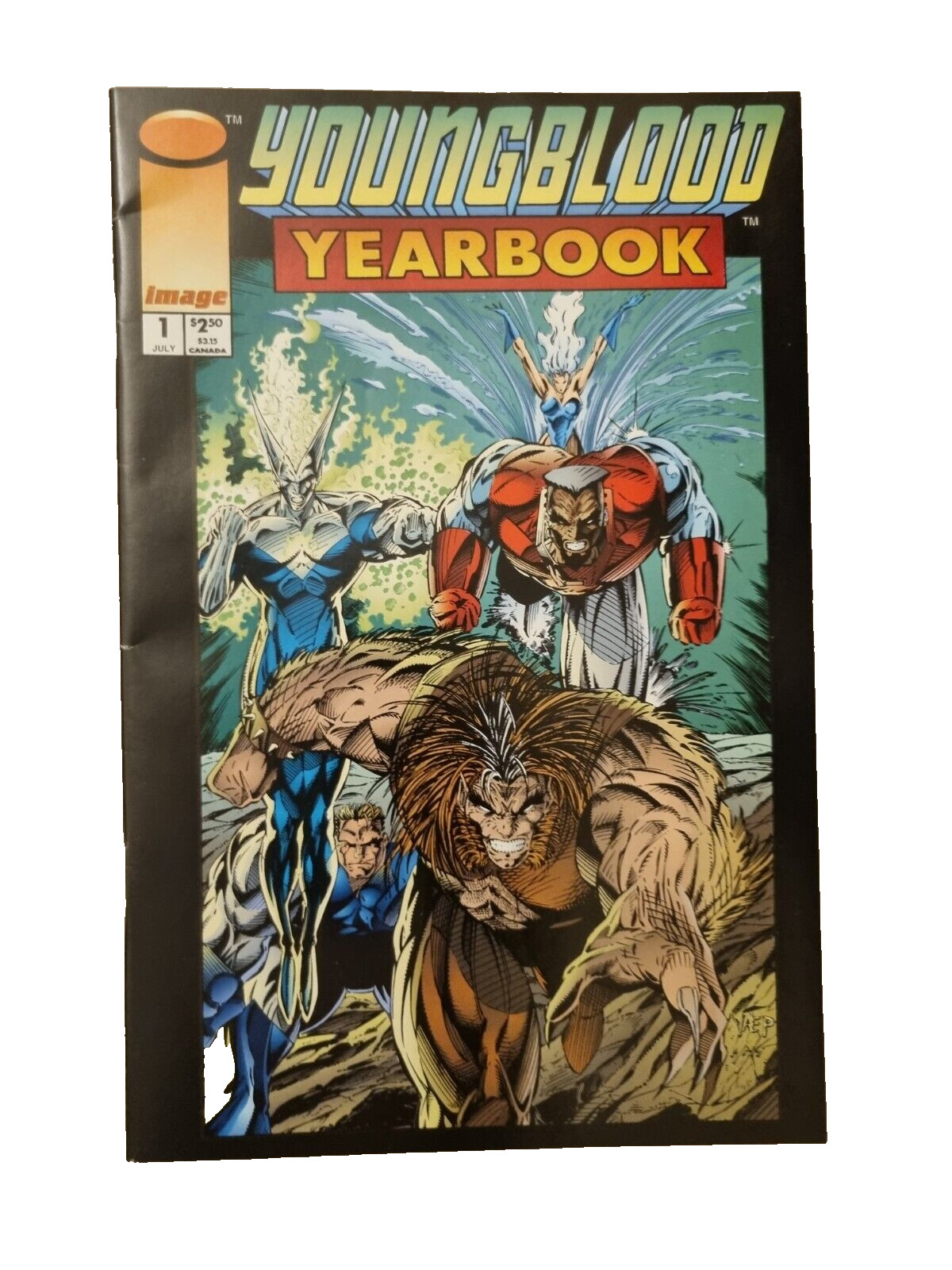 Youngblood Yearbook Vol. 1 No. 1, July 1993 First Printing Image Comics