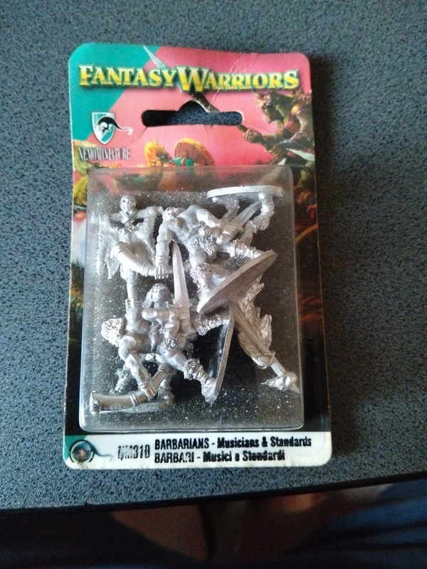 Barbarian 28mm fantasy miniatures grenadier