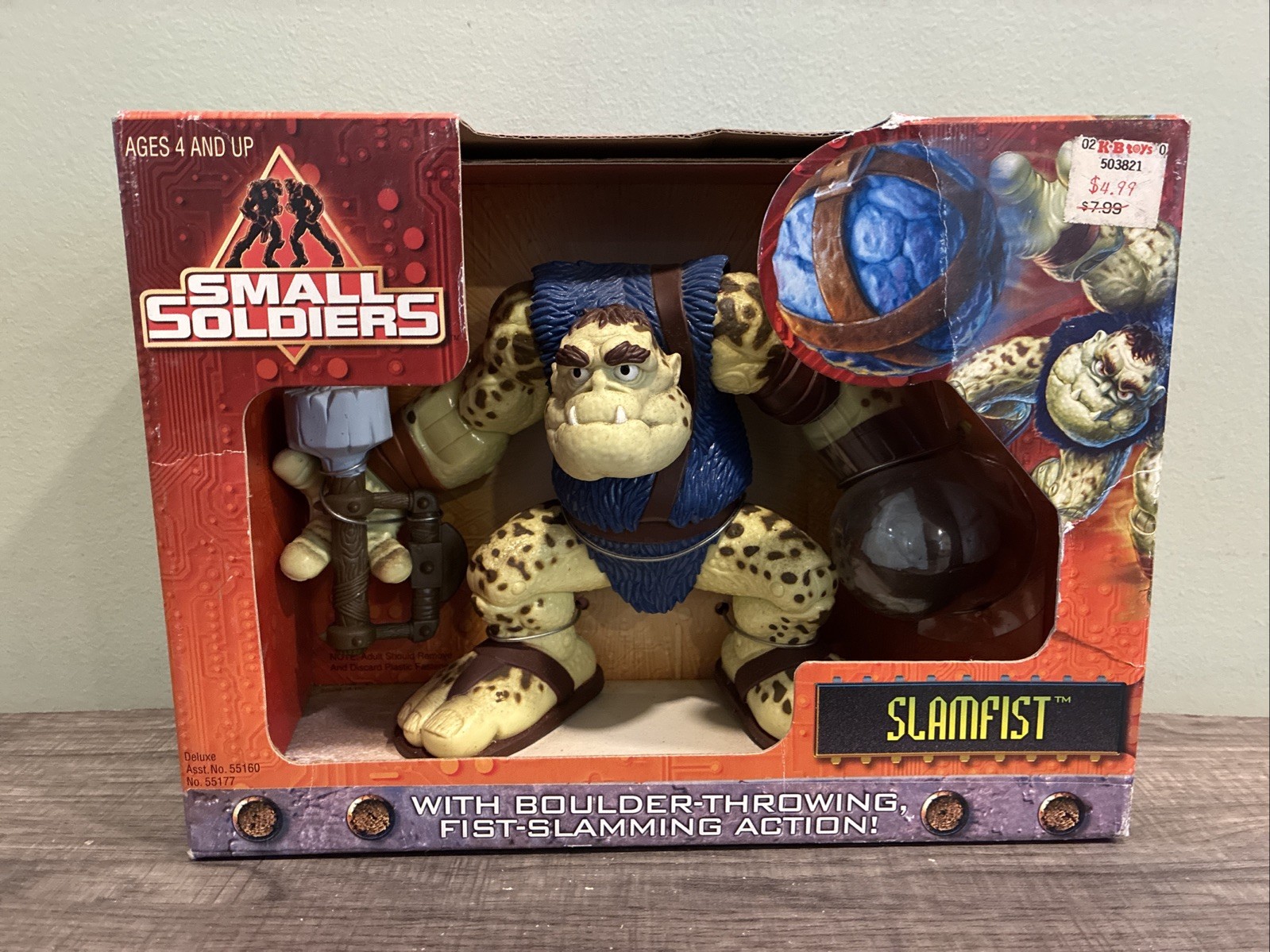 Small Soldiers Gorgonites Slamfist Vintage 1998 Action Figure NEW