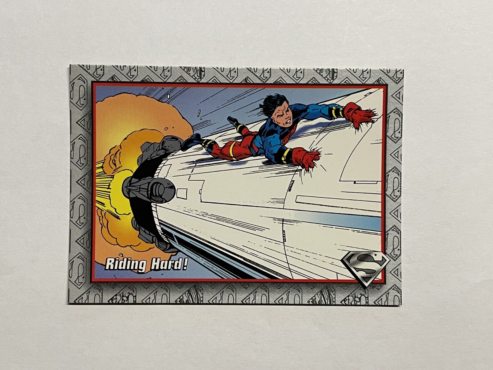 Carta Skybox 1993 Il Ritorno di Superman #67 Cavalcando Duro