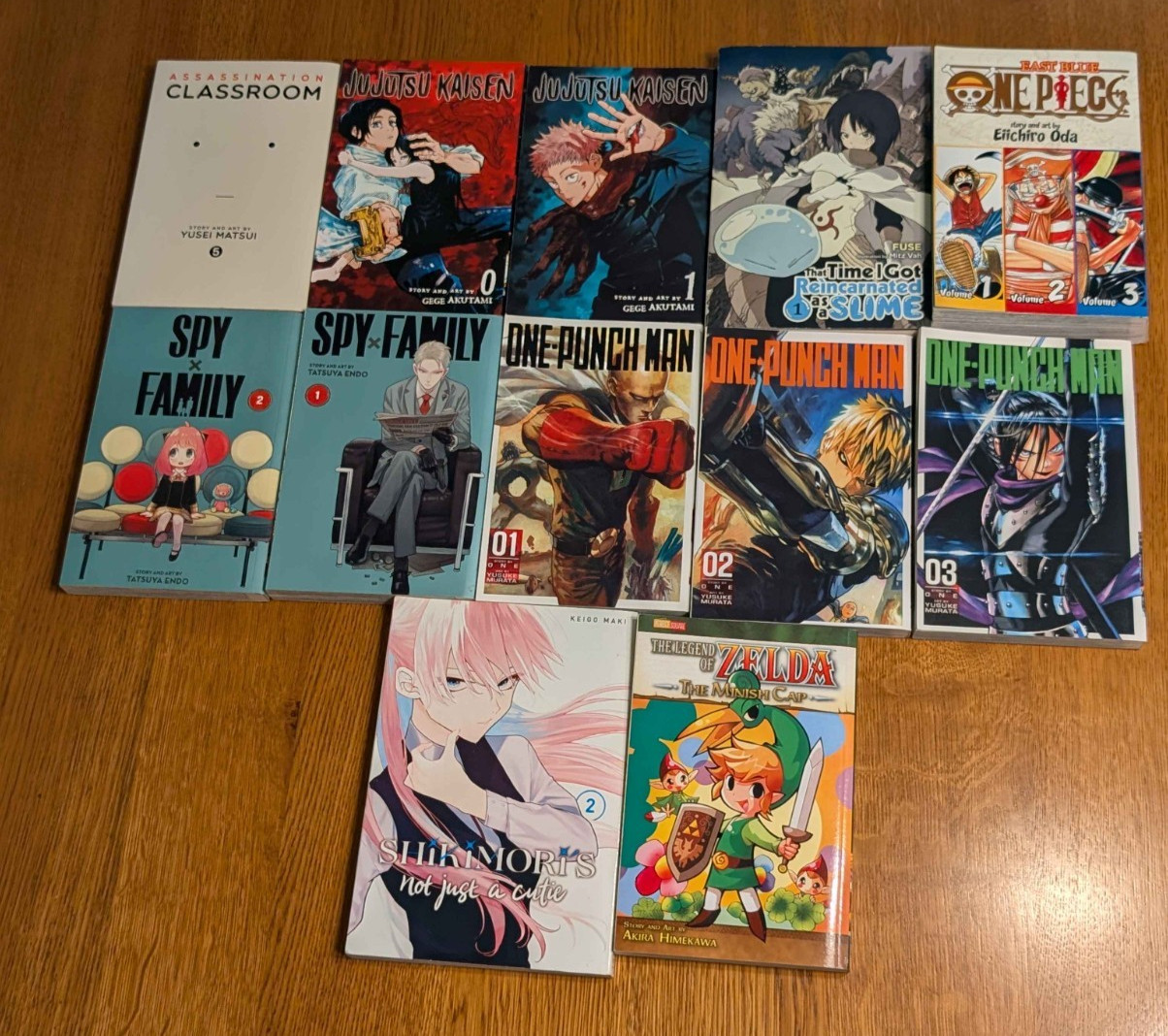 Lotto misto manga/light novel - Spy-X-Family, One-Punch Man, One Piece, JJK ecc.