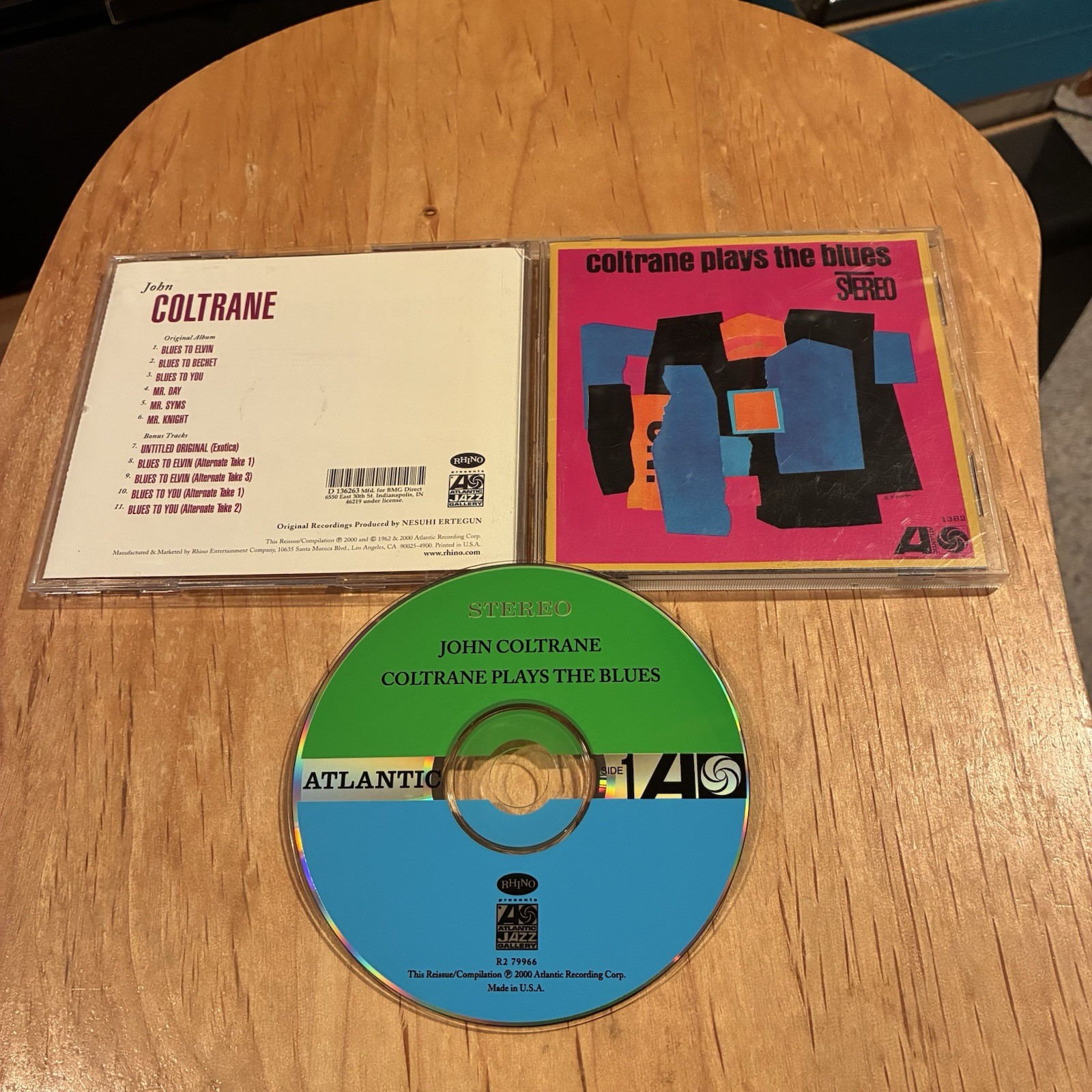 John Coltrane Plays The Blues +5 CD 2000 US reissue BMG elvin jones mccoy tyner