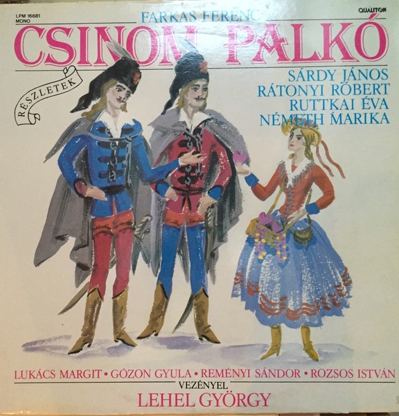 Farkas Ferenc, Sárdy János, Rátonyi Róbert, Ruttkai Éva, Németh Marika, Gy