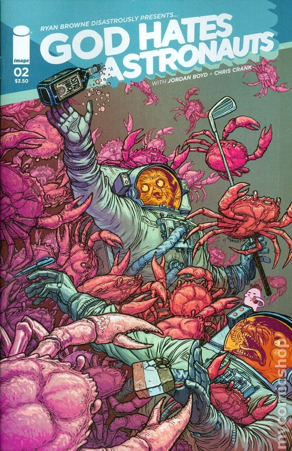 God Hates Astronauts #2A Browne VF 2014 Stock Image