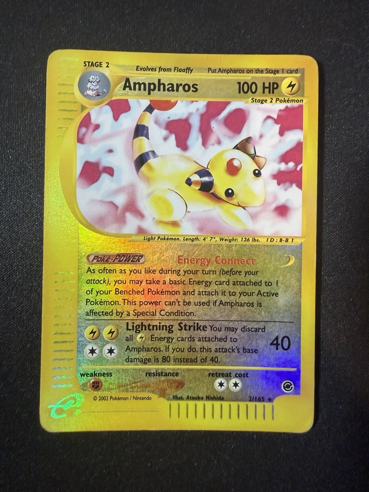 Ampharos 002/165 Expedition Base Set Reverse Holo
