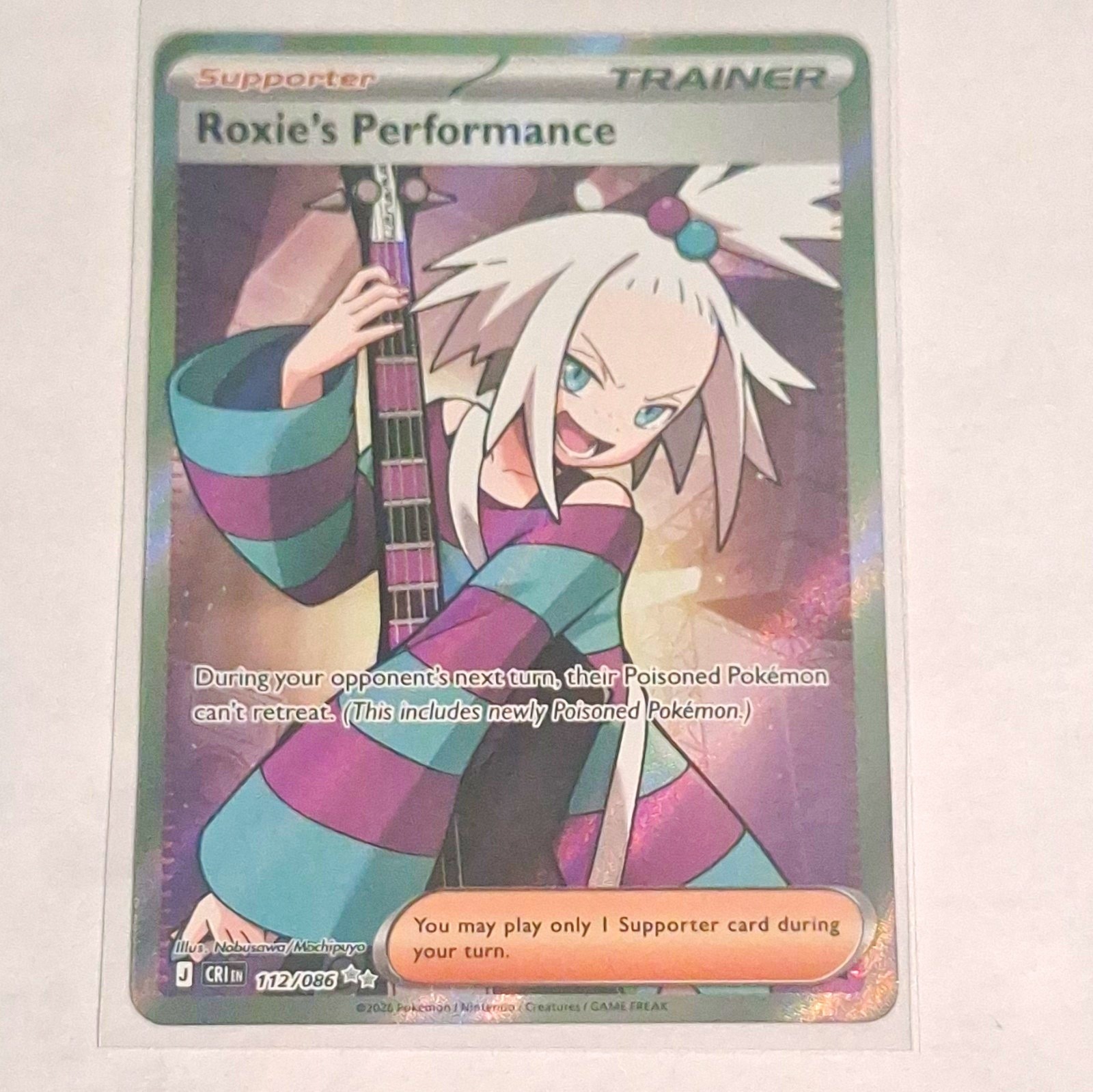Roxie's Performance 112/086 Chaos Rising Full Art