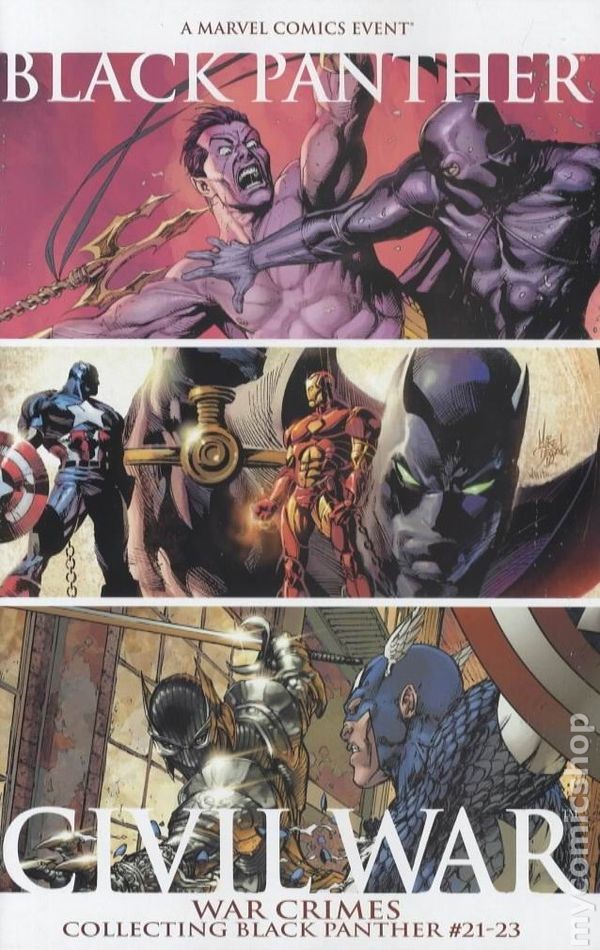 Black Panther Crimini di Guerra Civile #1 VG 4.0 2007 Immagine Stock Basso Grado