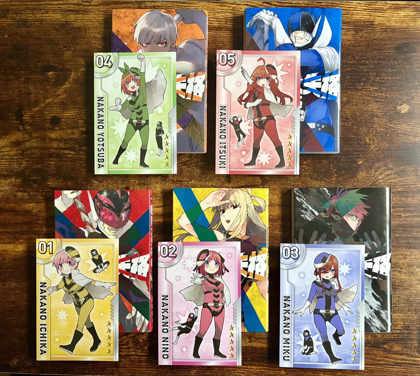 Go-Toubun Quintessential Quintuplets Card Poster Go Loser Ranger 1-5 1a edizione 