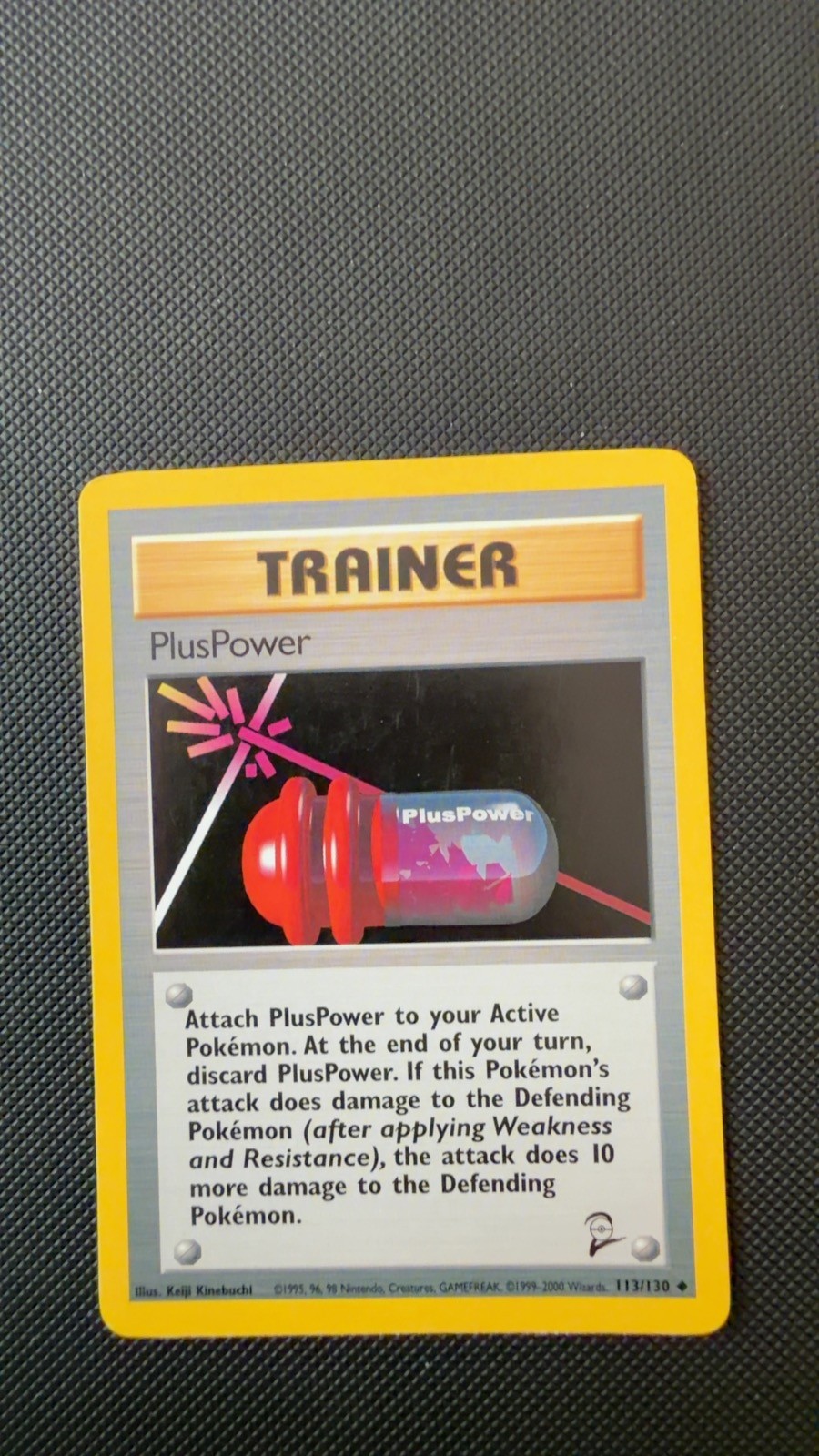 PlusPower 113/130 Set Base Non Comune 2 Pokemon Giocati Moderatamente