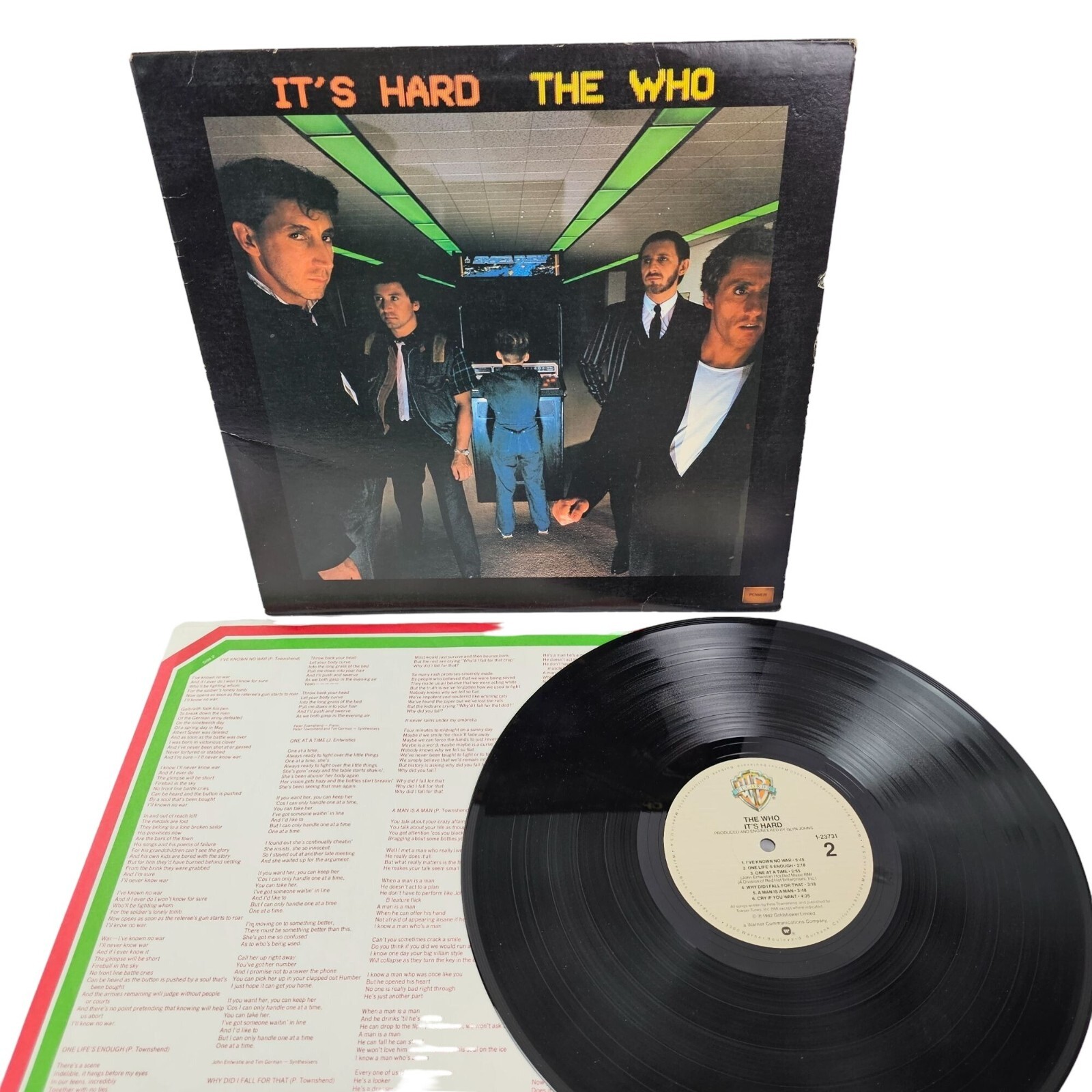 The Who It's Hard Vintage Vinyl LP Record Classic Rock