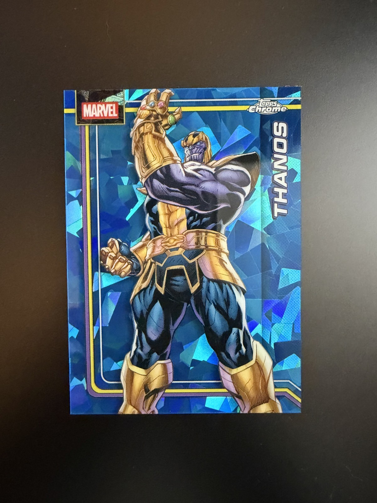 2026 Topps Chrome Marvel Sapphire Thanos Base #174