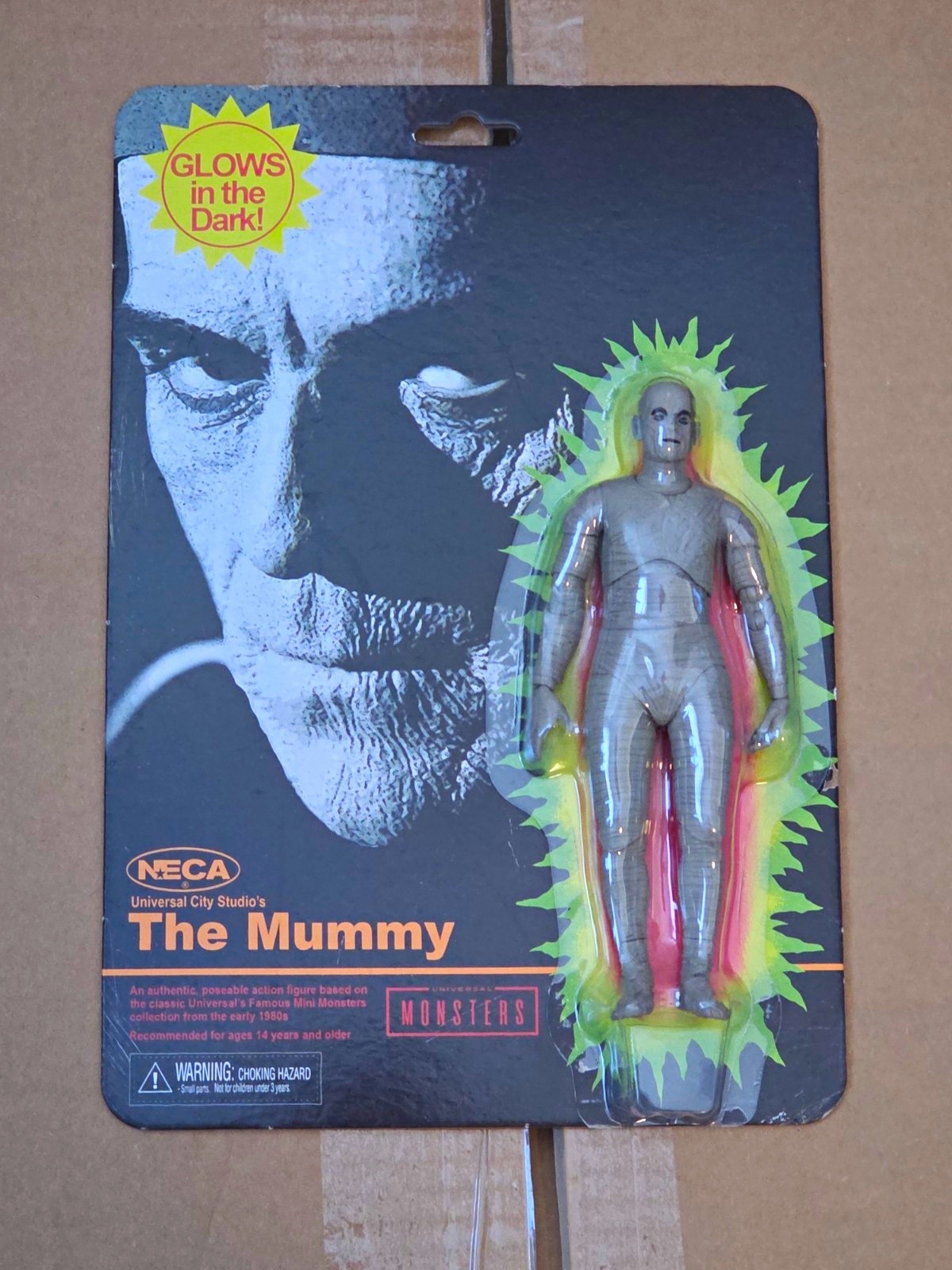 NECA Universal Monsters The Mummy Glow in the Dark Poseable Action Figure