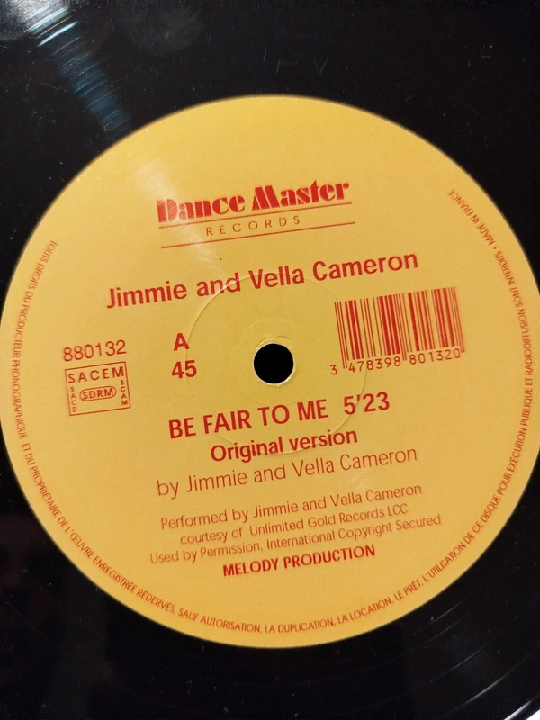 Jimmie and vella cameron