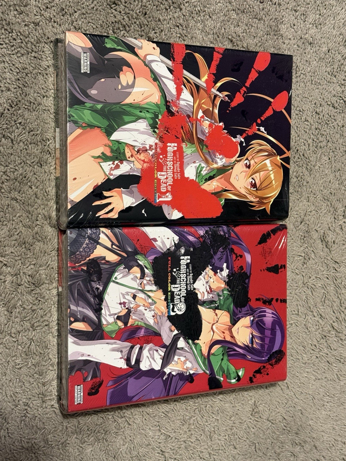 High School of the Dead Edizione Full Color Omnibus Volumi 1 e 2 Sigillato