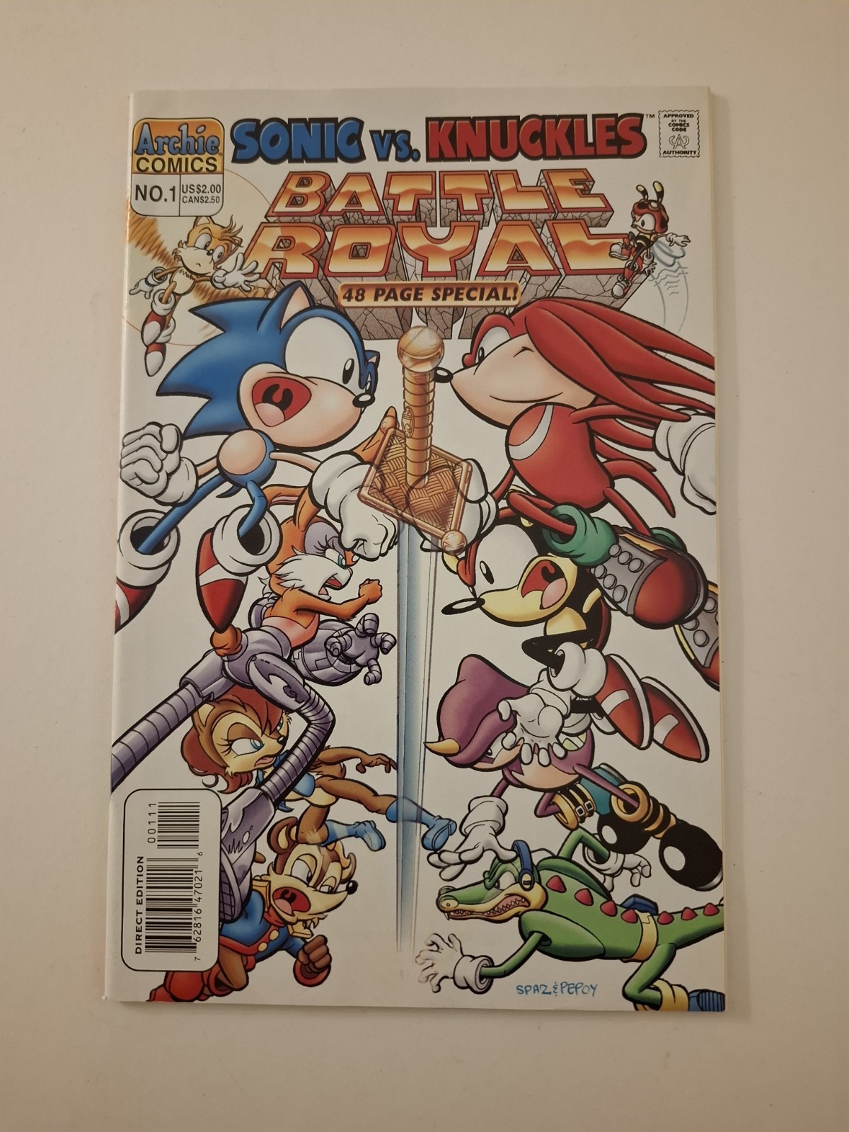 [Archie] Sonic vs Knuckles: Battle Royal #1 - Good Condition