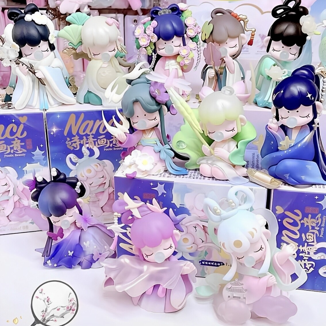 Rolife Nanci Poetic Beauty Series Confirmed Blind Box PVC Figure Art Kits Gift