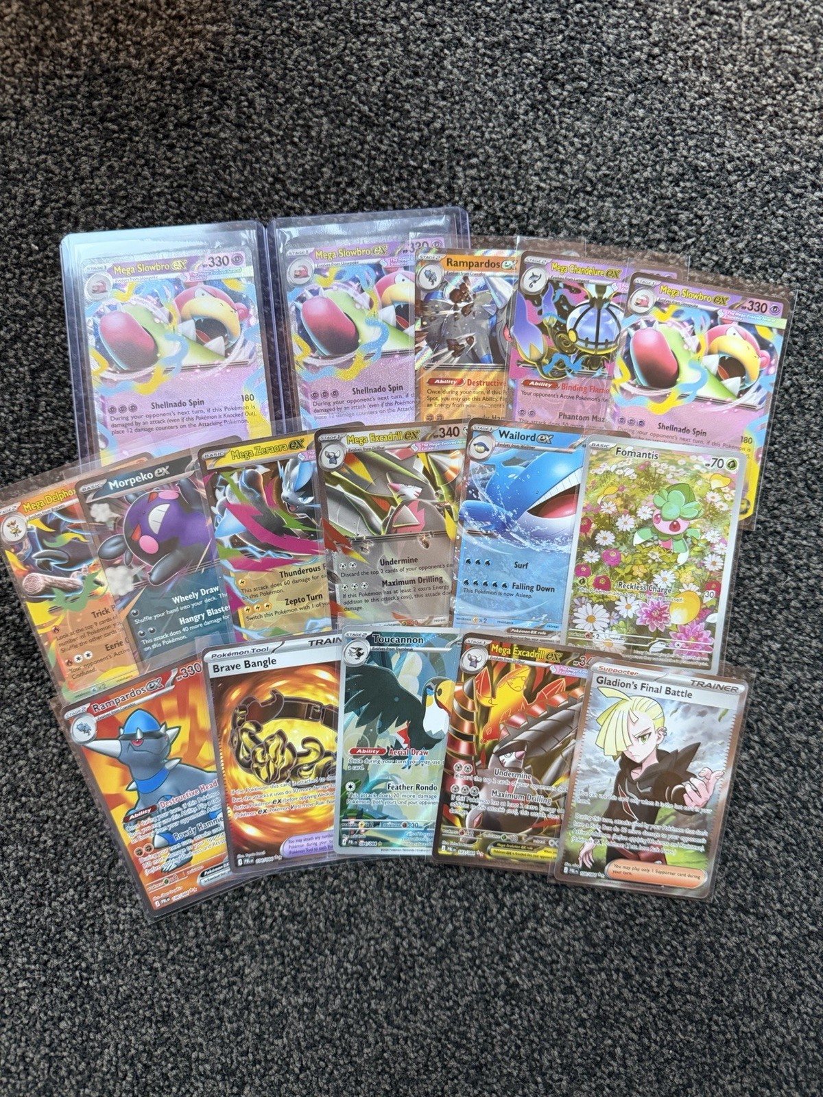 Pokemon Pitch black ir /ex bundle set 16 cards