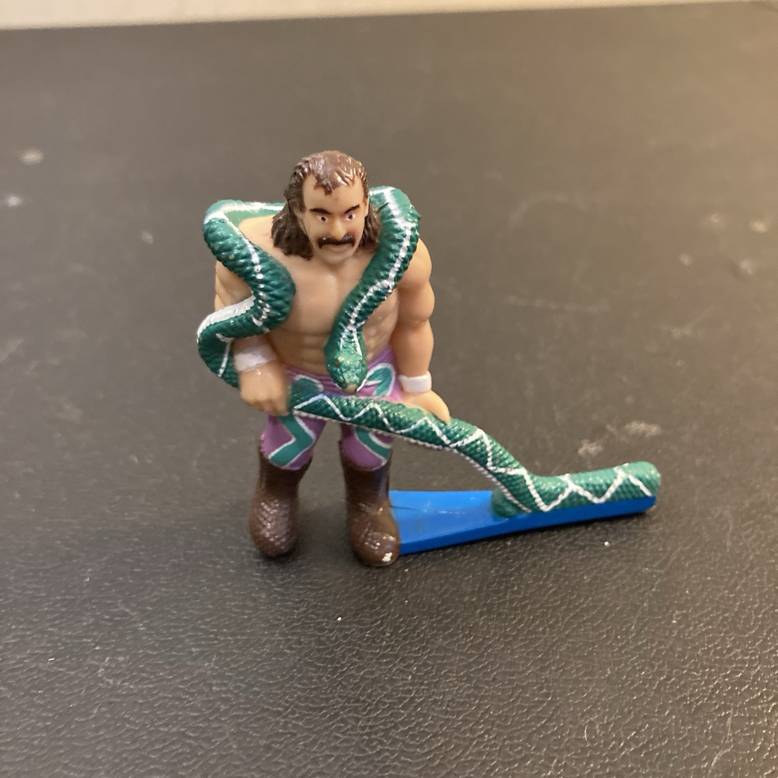 Jake The Snake Roberts Vintage WWF Superstars Hockey Figure 1991 Remco 90s