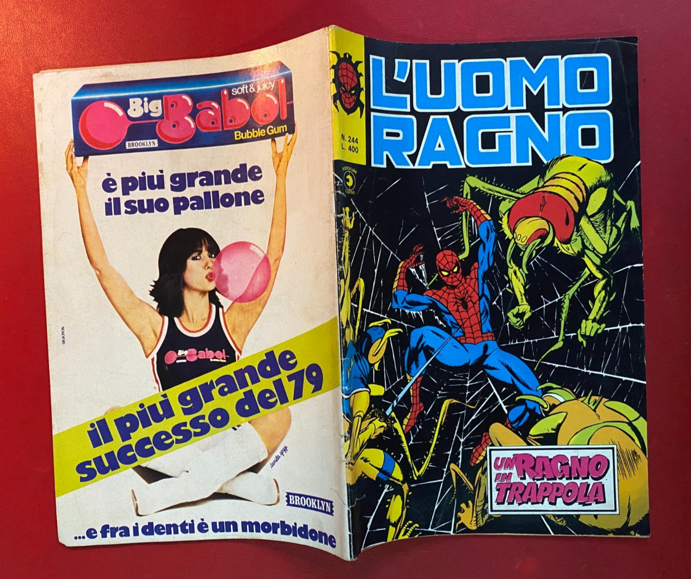 L'UOMO RAGNO n. 244 Ed. Corno (1979) Fumetto Marvel