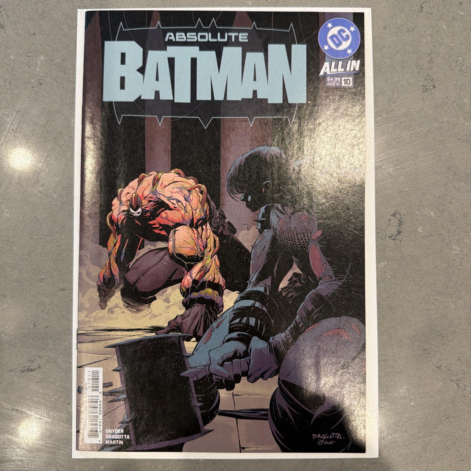 Absolute Batman #10 copertina A prima stampa quasi nuova