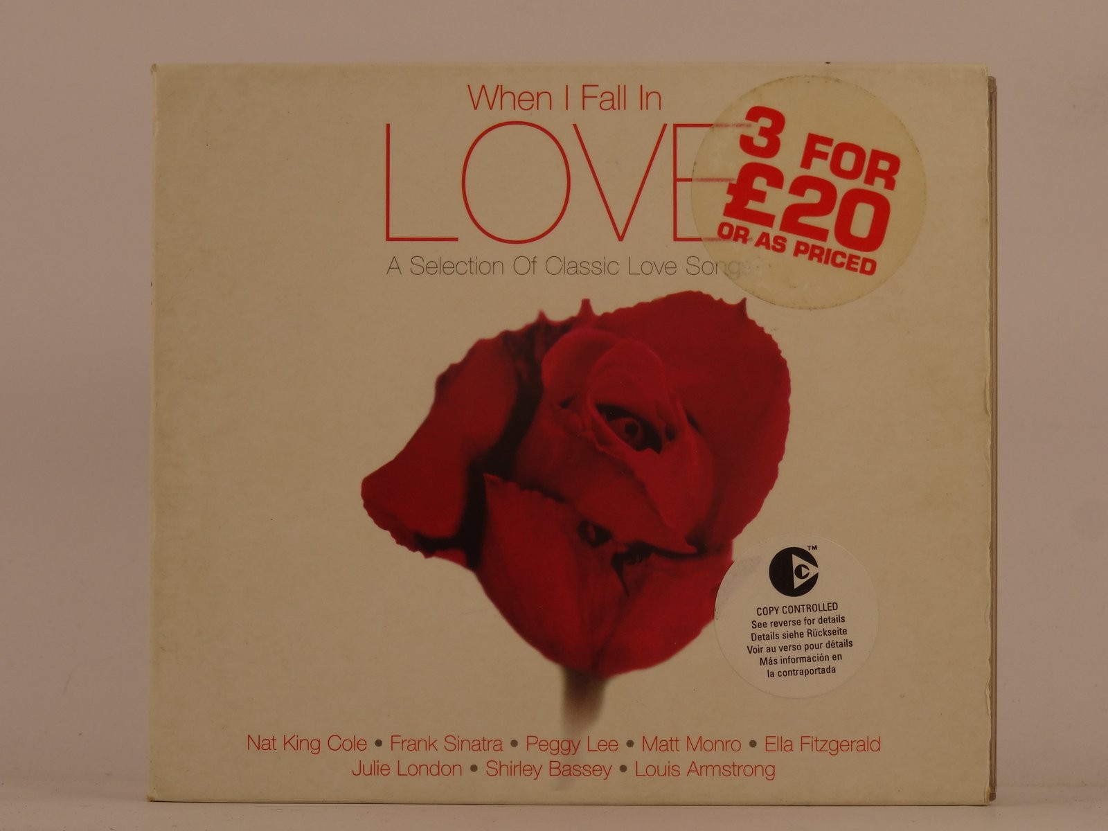 VARIOUS ARTISTS WHEN I FALL IN LOVE (3XCD) (Z33) 20+ Track CD Album including Pi