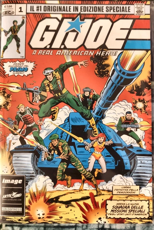 g.i. joe a real american hero 1 edizione speciale tiratura limitata saldapress