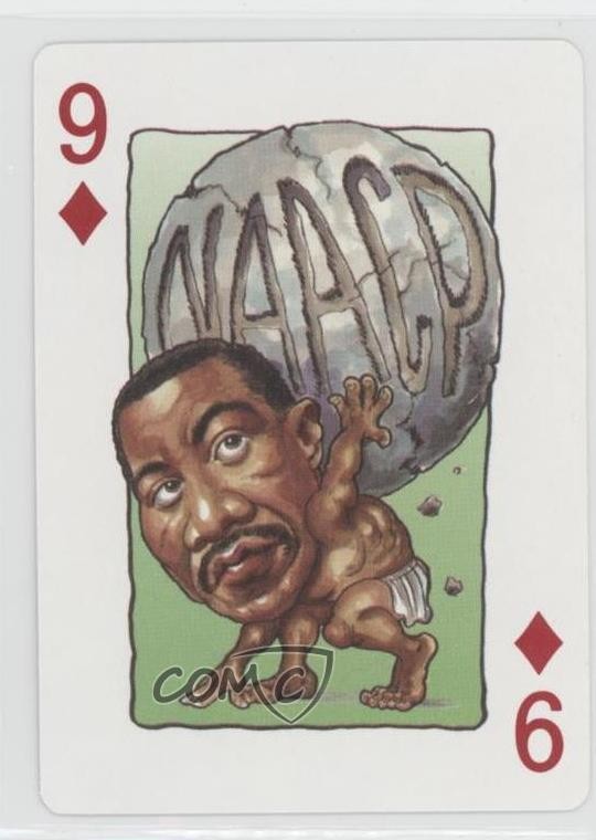 1996 Action Publishing Politicards Playing Cards Blue Back Kweisi Mfume #9D 0b6
