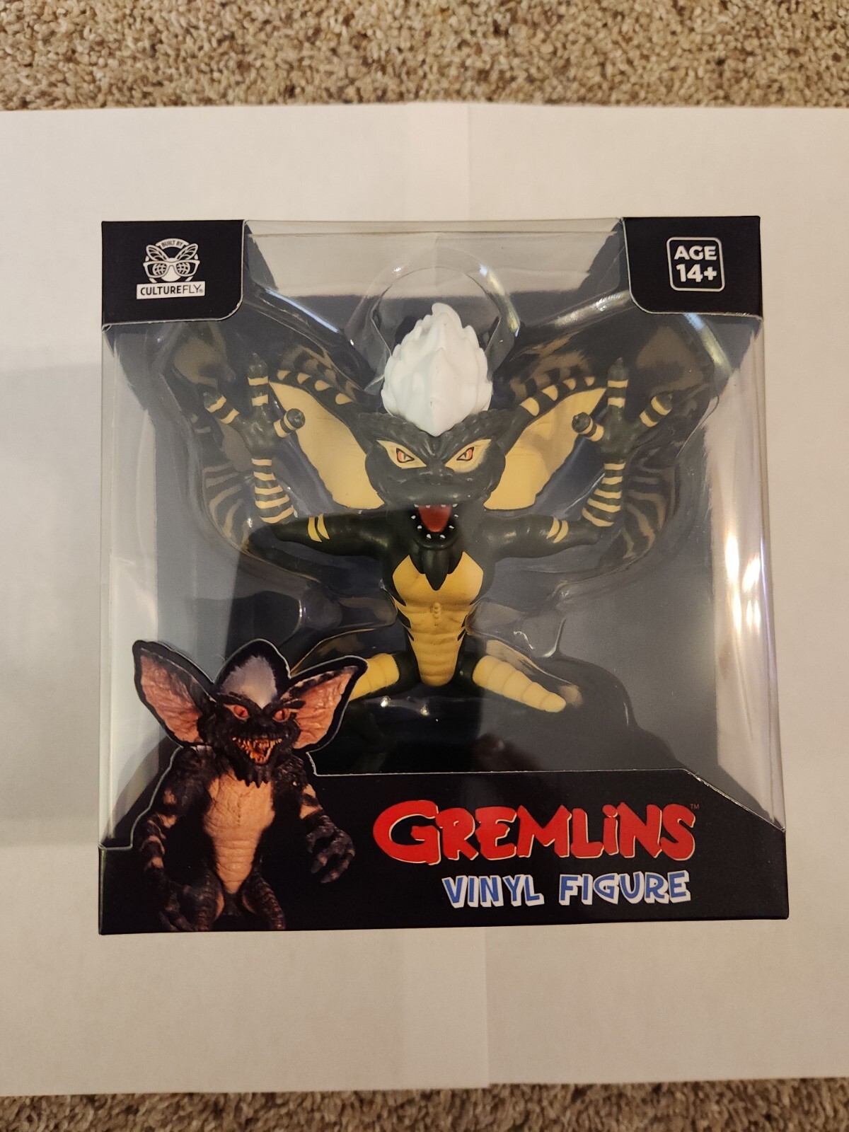 Rara figura Gremlins Culture Fly in vinile Gremlin Stripe Monster nuova
