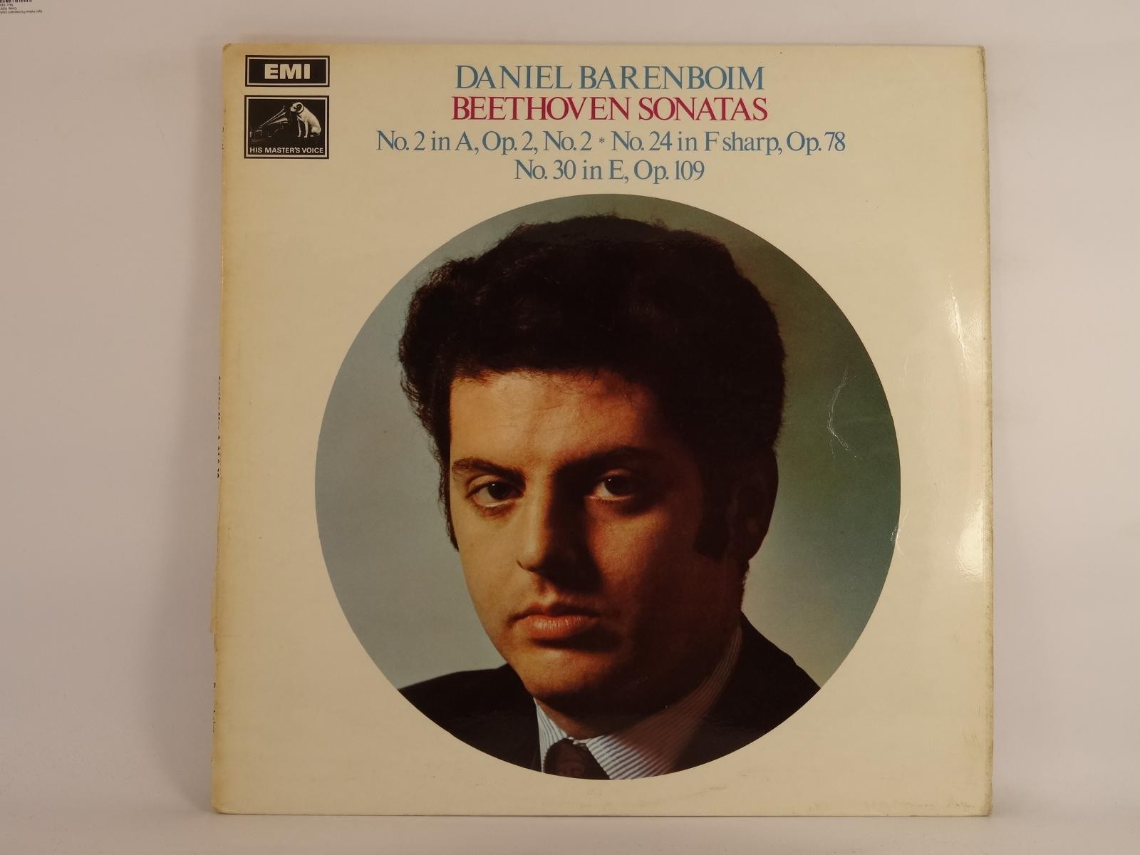 DANIEL BARENBOIM BEETHOVEN SONATAS (326) 9 Track LP including Picture Sleeve EMI
