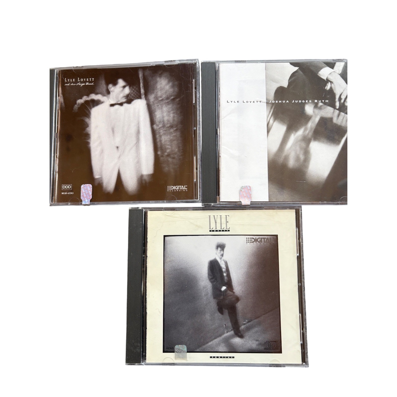Lyle Lovett CDs Lot of 3 Joshua Judges Ruth Lyle Triple Wide Live In Concert