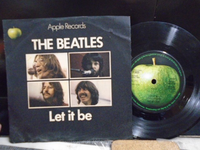 THE BEATLES " LET IT BE " 1st PRESSING UK APPLE EX+ COND.IN Or.PIC SL.