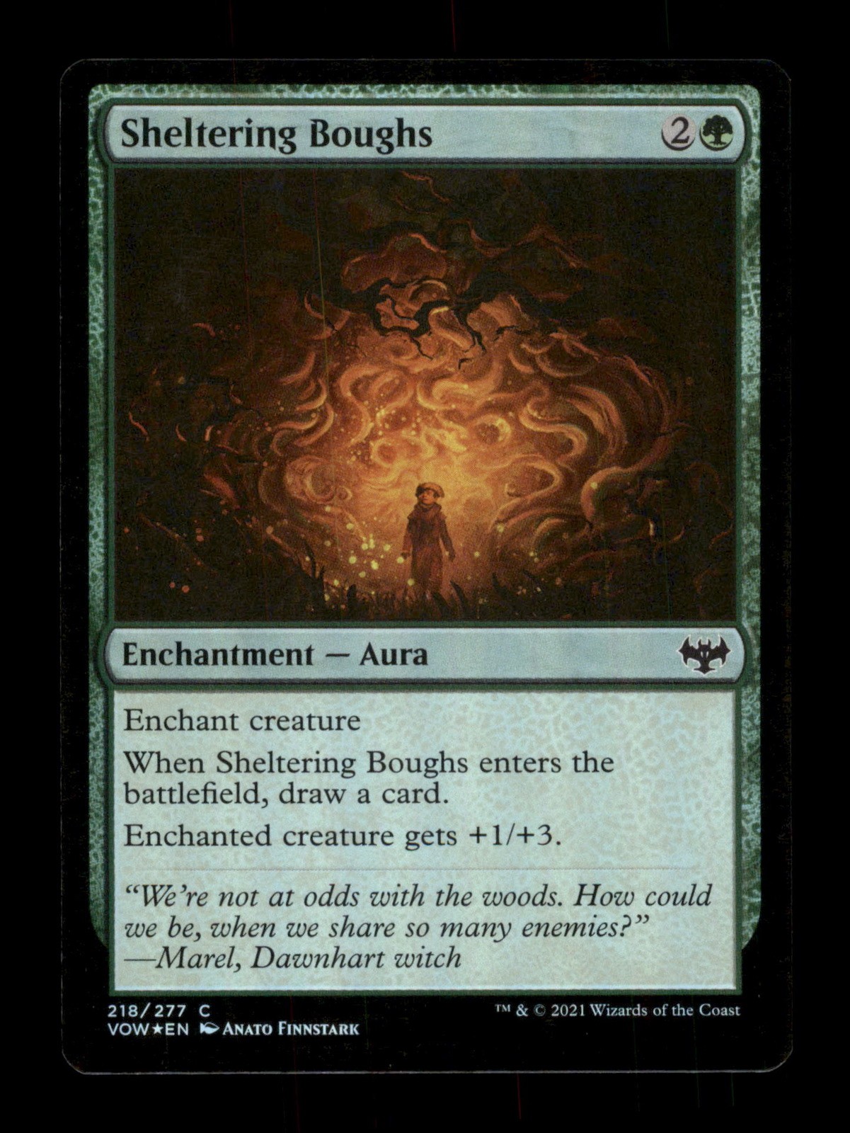 Sheltering Boughs 218/277 Holo Magic The Gathering MTG Innistrad: Crimson Vow
