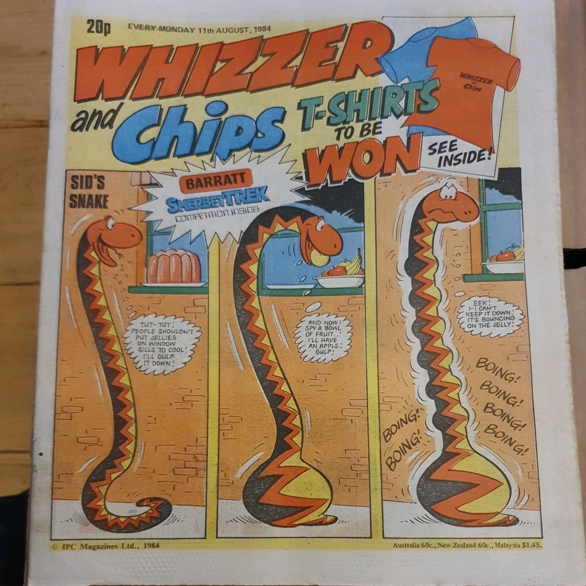 Whizzer And Chips Comic 11th August 1984