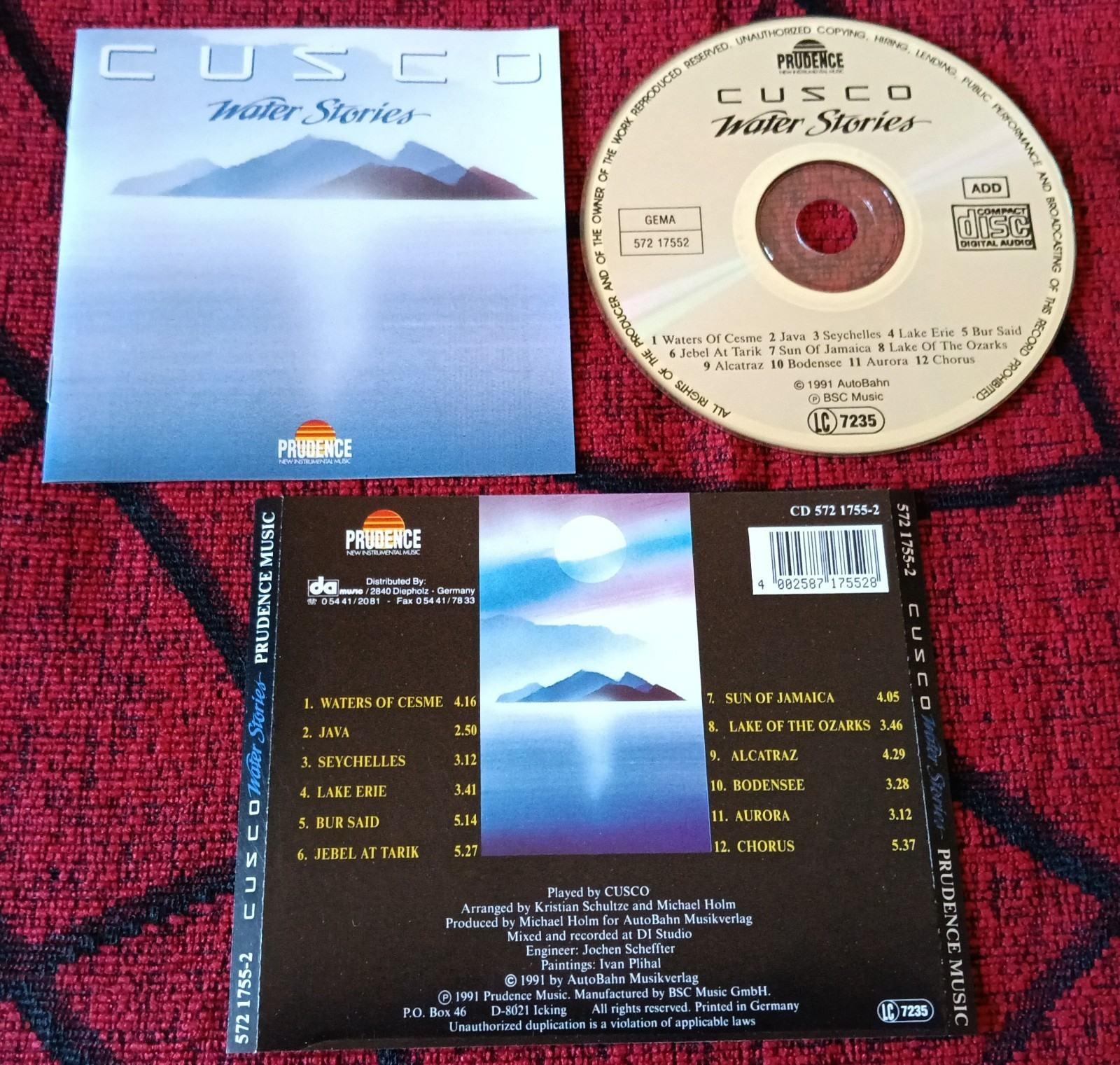 CUSCO ** Water Stories ** 1991 GERMANY CD