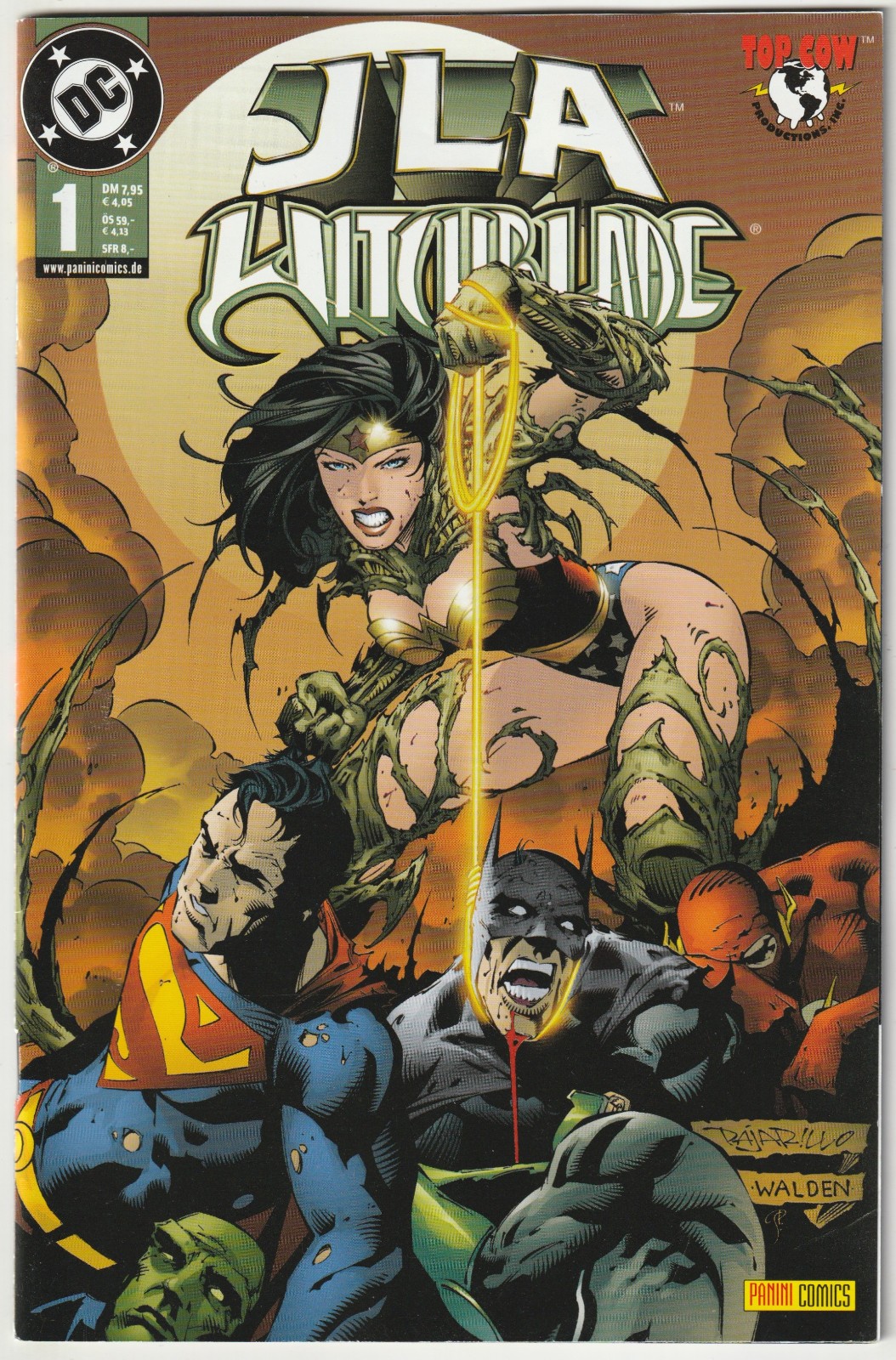 ✪ DC CROSSOVER #1 JLA/Witchblade, Panini/DC Comics 2001 COMICHEFT NUOVO TOP Z0-1