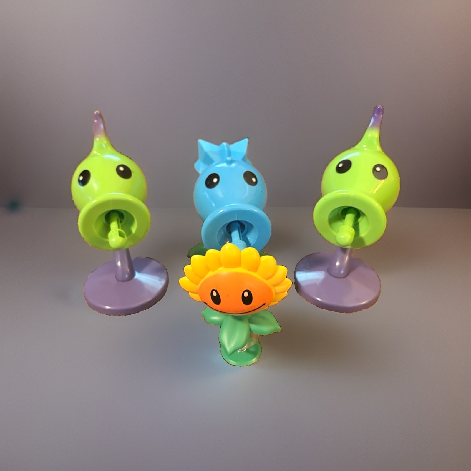 Plant Versus Zombies Toys 3 Peas 1 Sunflower