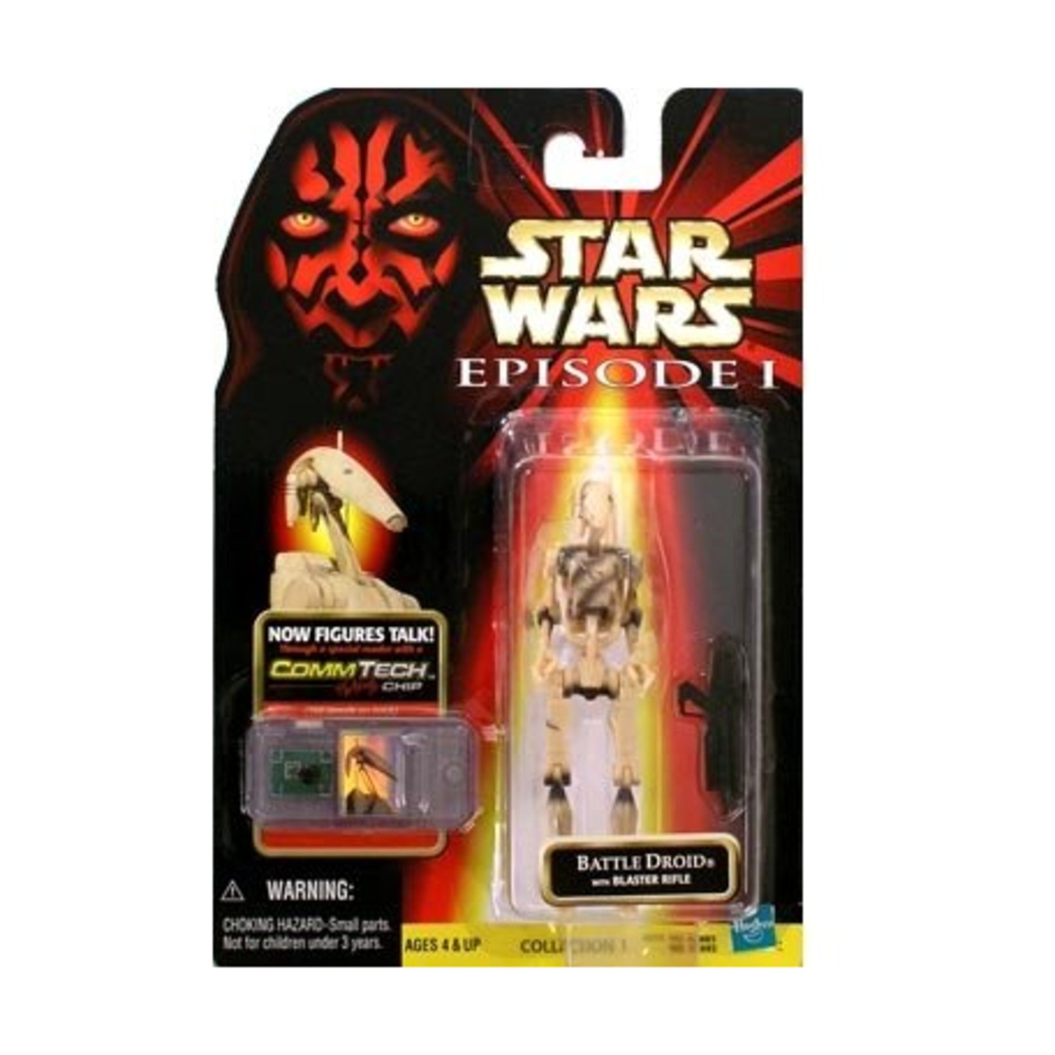 Hasbro Action Figure Battle Droid con Fucile Blaster Nuovo