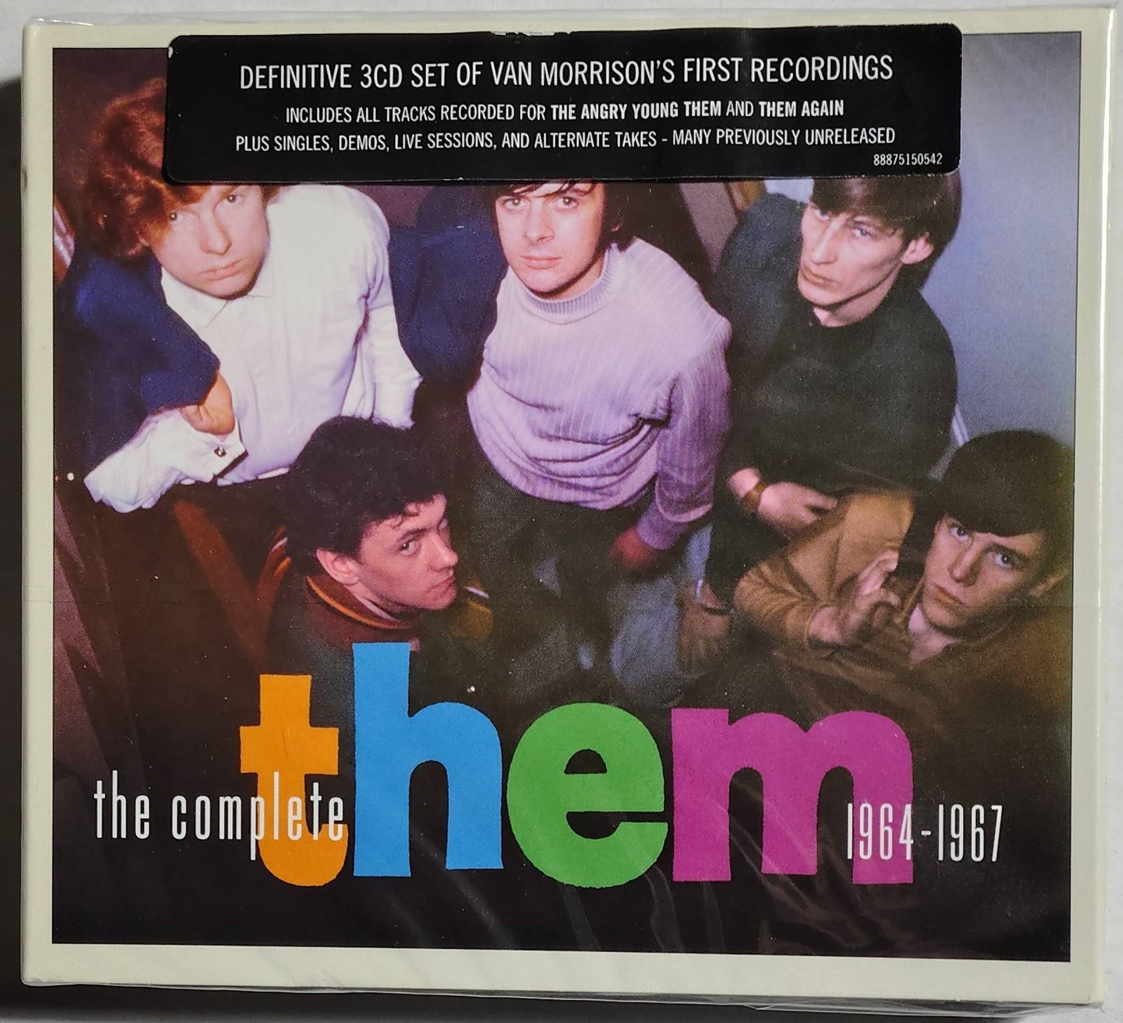 The Complete Them 1964-1967 Van Morrison 3CD Box Set Sealed Legacy Recordings