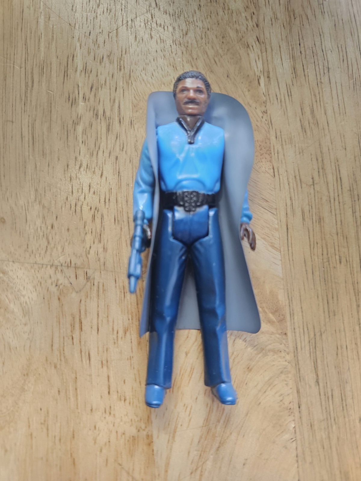Vintage Star Wars Lando Calrissian (No Smile) with Original Cape & Blaster