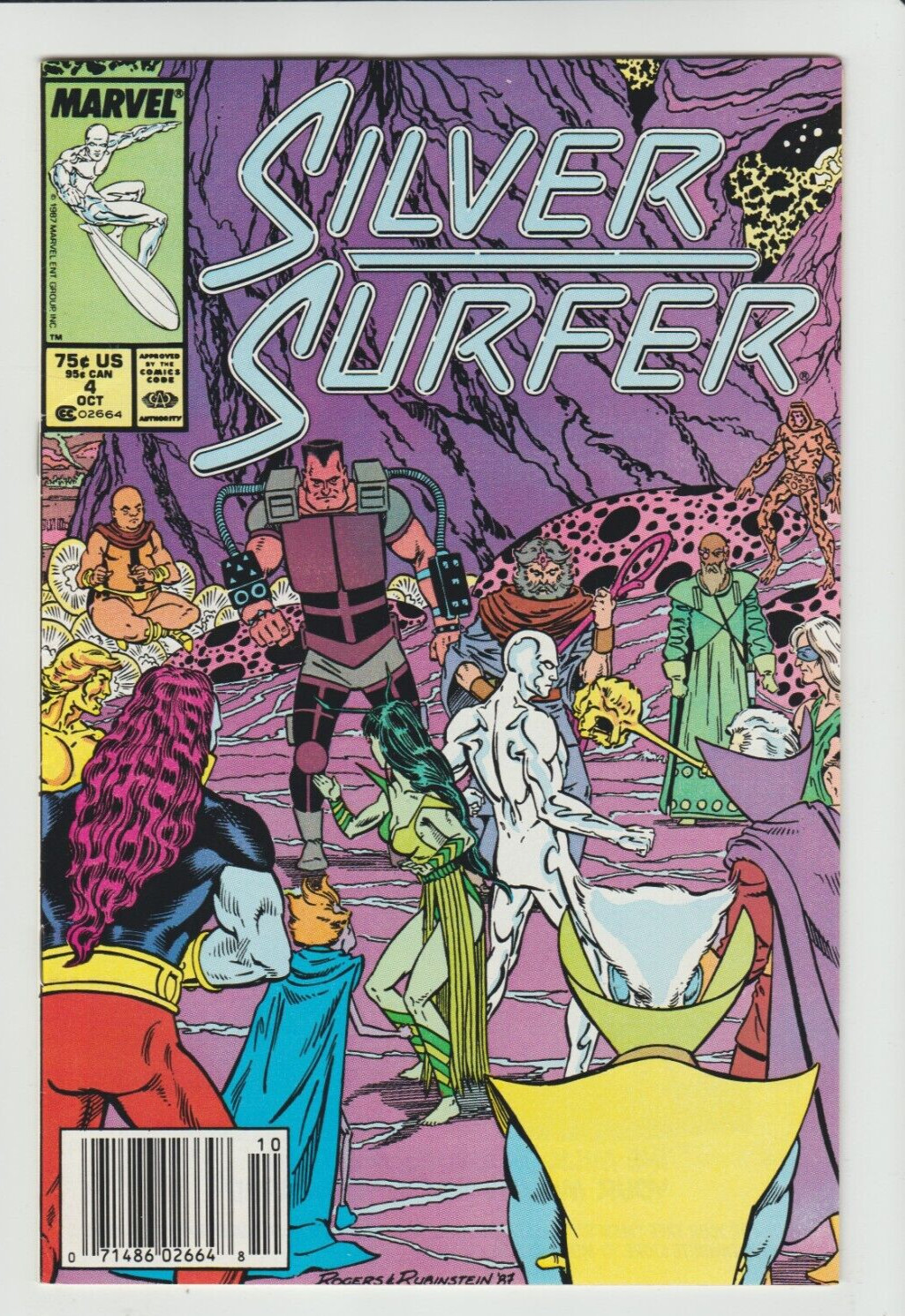 Silver Surfer #4 Marvel Comics 1987 Newsstand