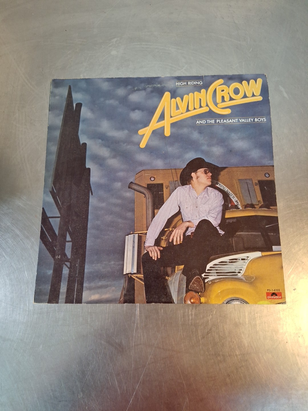 ALVIN CROW High Riding LP PROMO Polydor PD 1-6102 - Play Tested EX