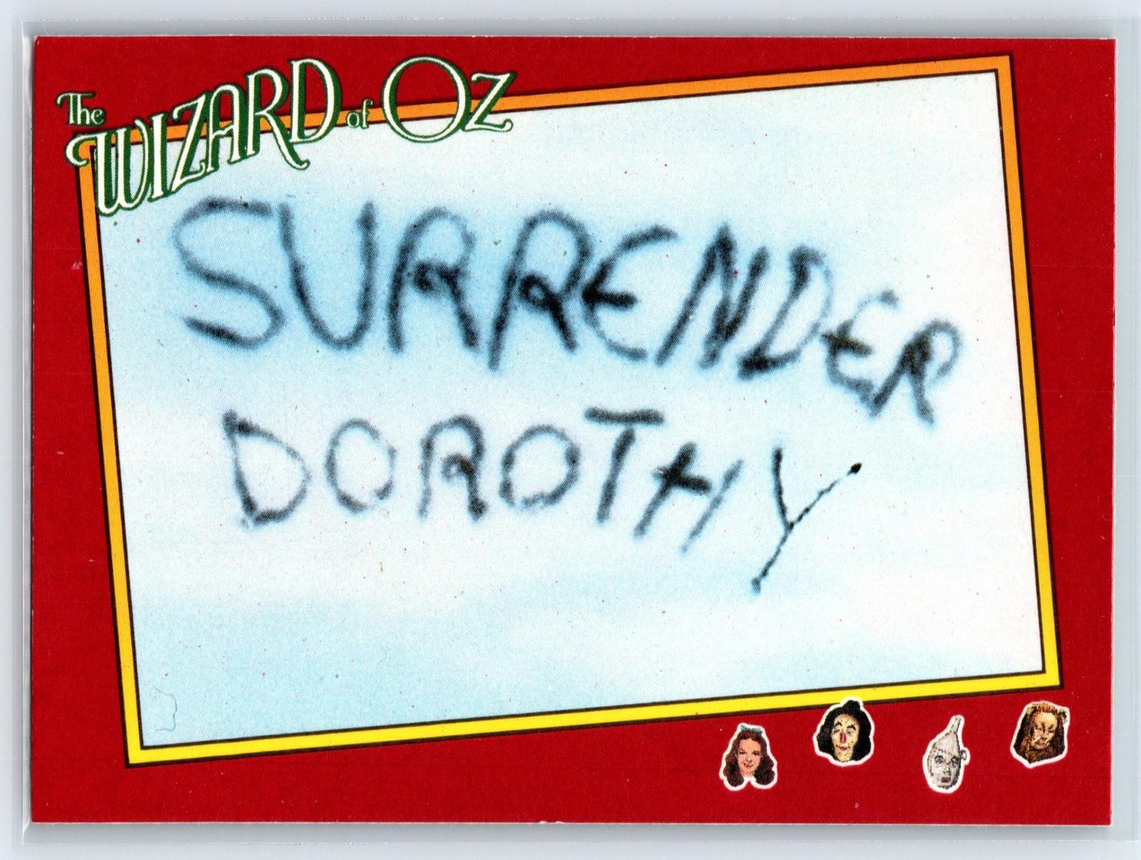 1990 Pacific Il mago di Oz resa Dorothy #62