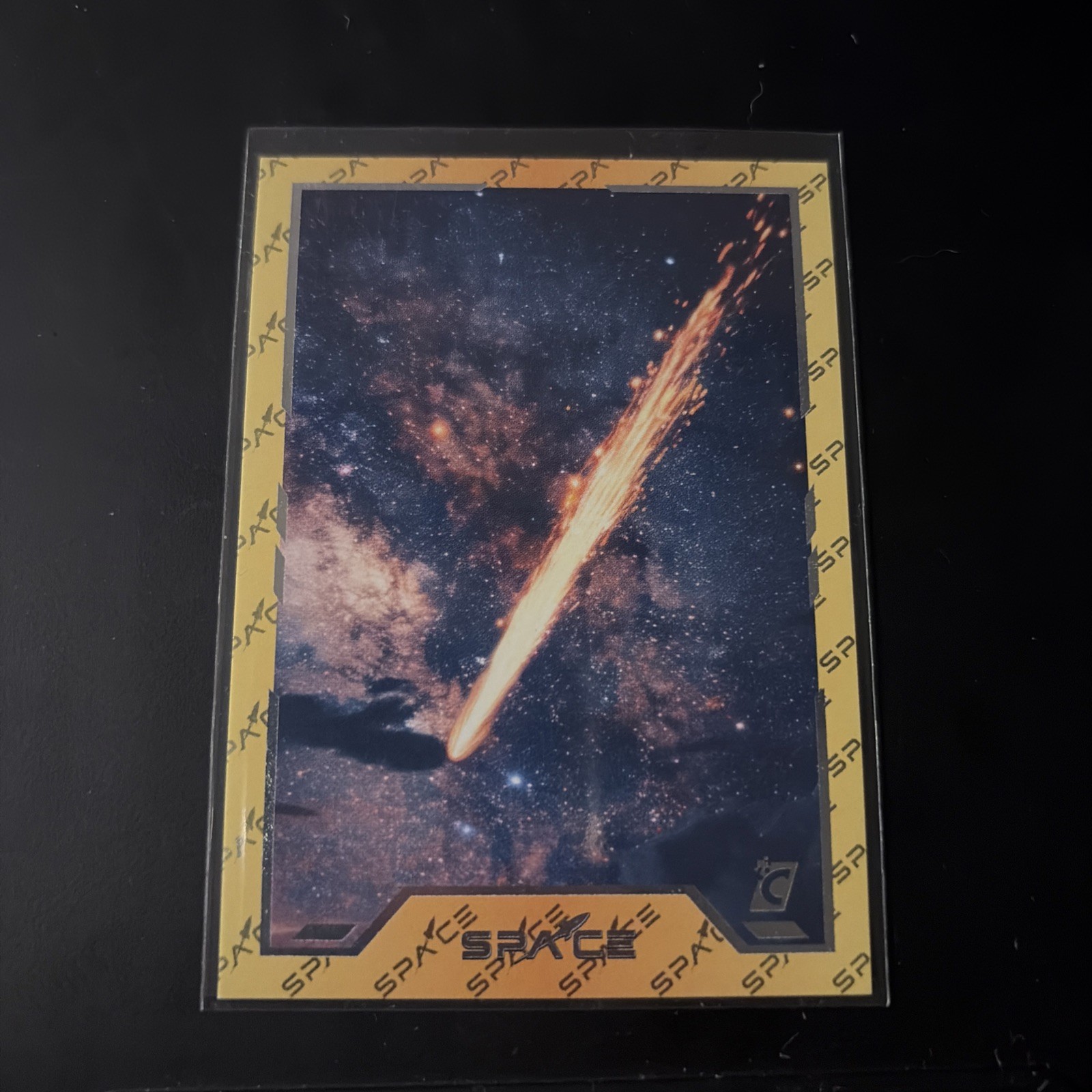 HALEY’S COMET  #61  2025 Cardsmiths SPACE Galactic Edition Yellow ICED FOIL Holo