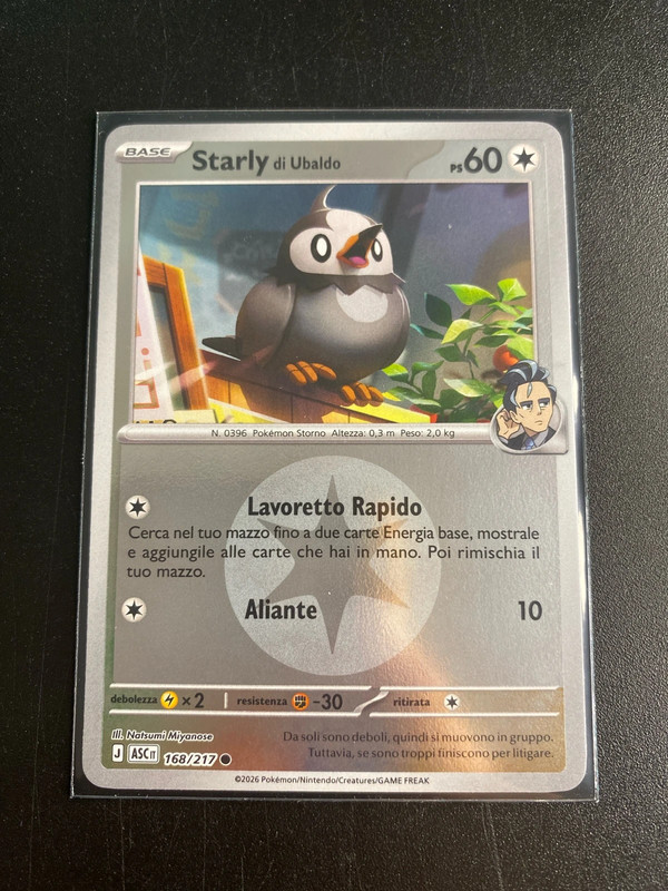 Starly Reverse 168/217 Ascesa Eroica