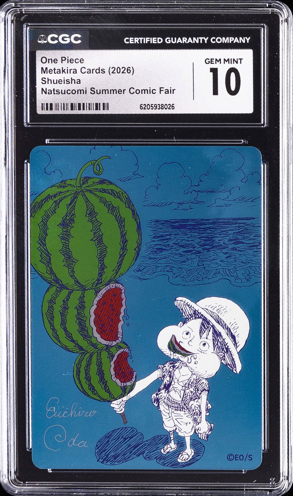 2026 NATSUCOMI SUMMER COMIC FAIR PEZZO UNICO SHUEISHA CGC 10 GEM MINT